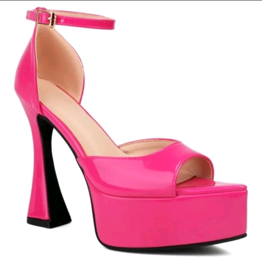 Liliana Bold Fuchsia Heels
